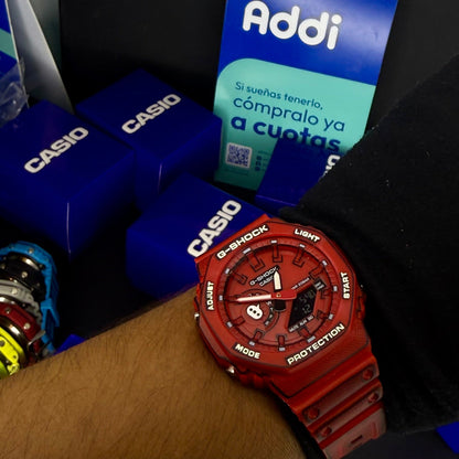 CASIO G-SHOCK PARA HOMBRE REF-GA2100-R