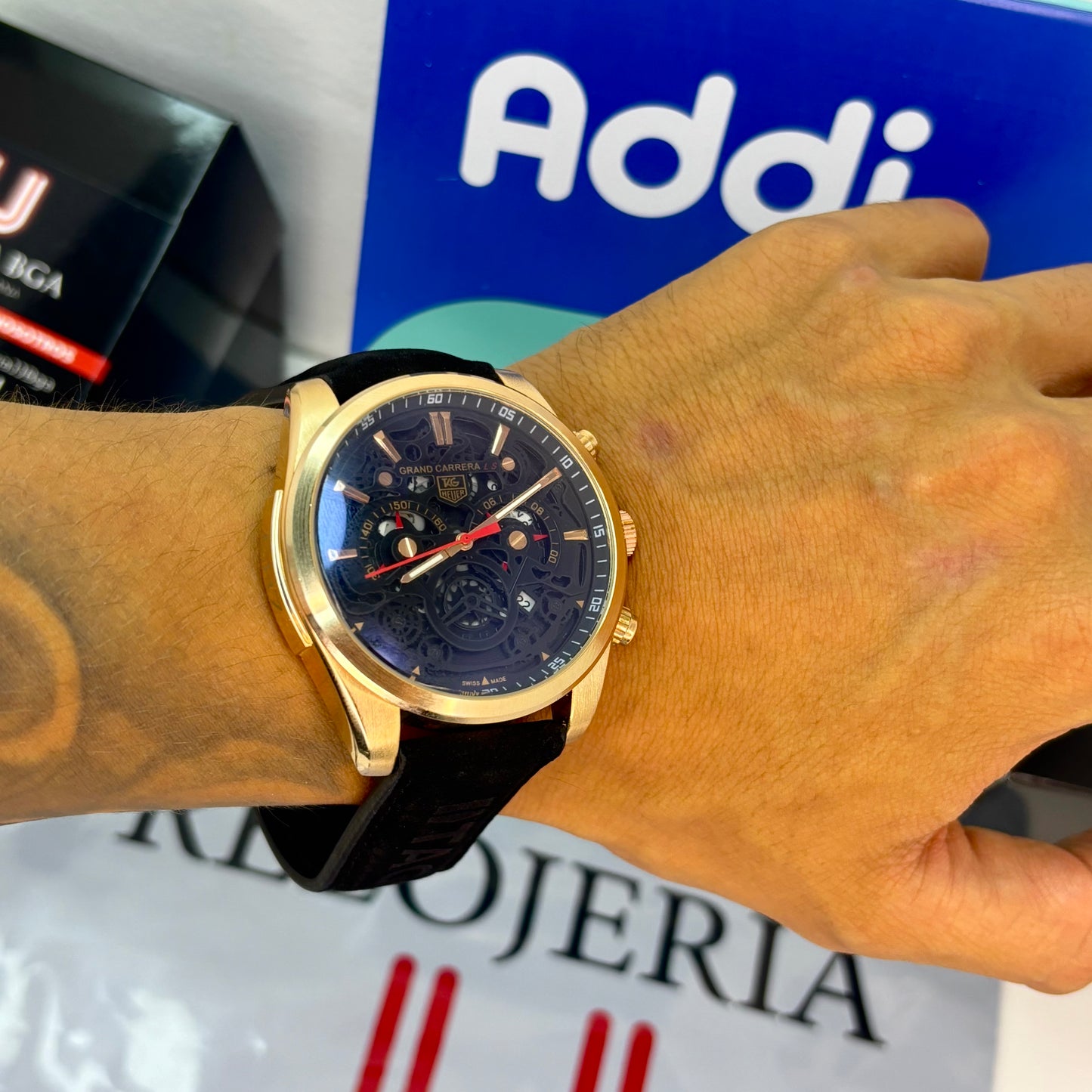 TAG HEUER CR7 FUNCIONAL en cuero  PARA HOMBRE REF-NON