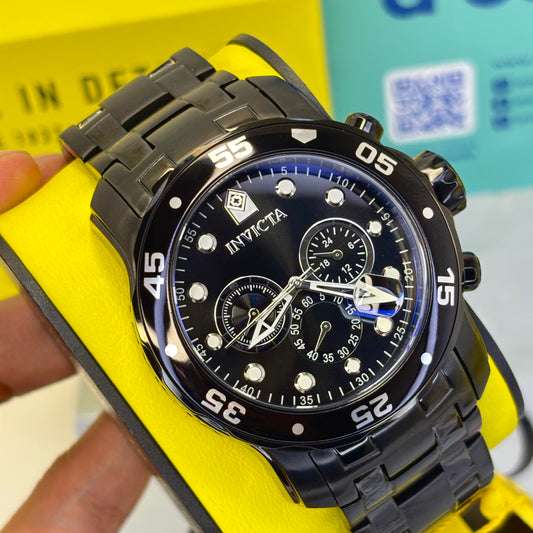 INVICTA PRO DIVER ORIGINAL PARA HOMBRE REF- 0076 -NEGRO