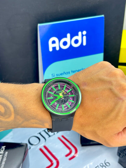 SWATCH SB0 NEON  NEGRO PARA HOMBRE REF-NV