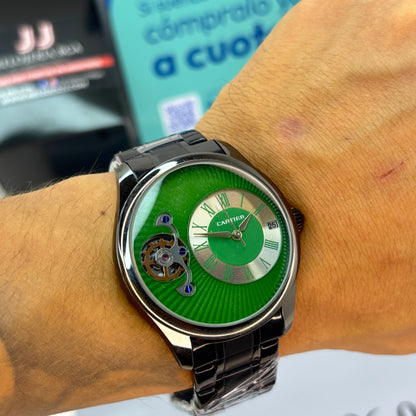 CARTIER ROMANO DOBLE MAQUINA PARA HOMBRE REF-NV