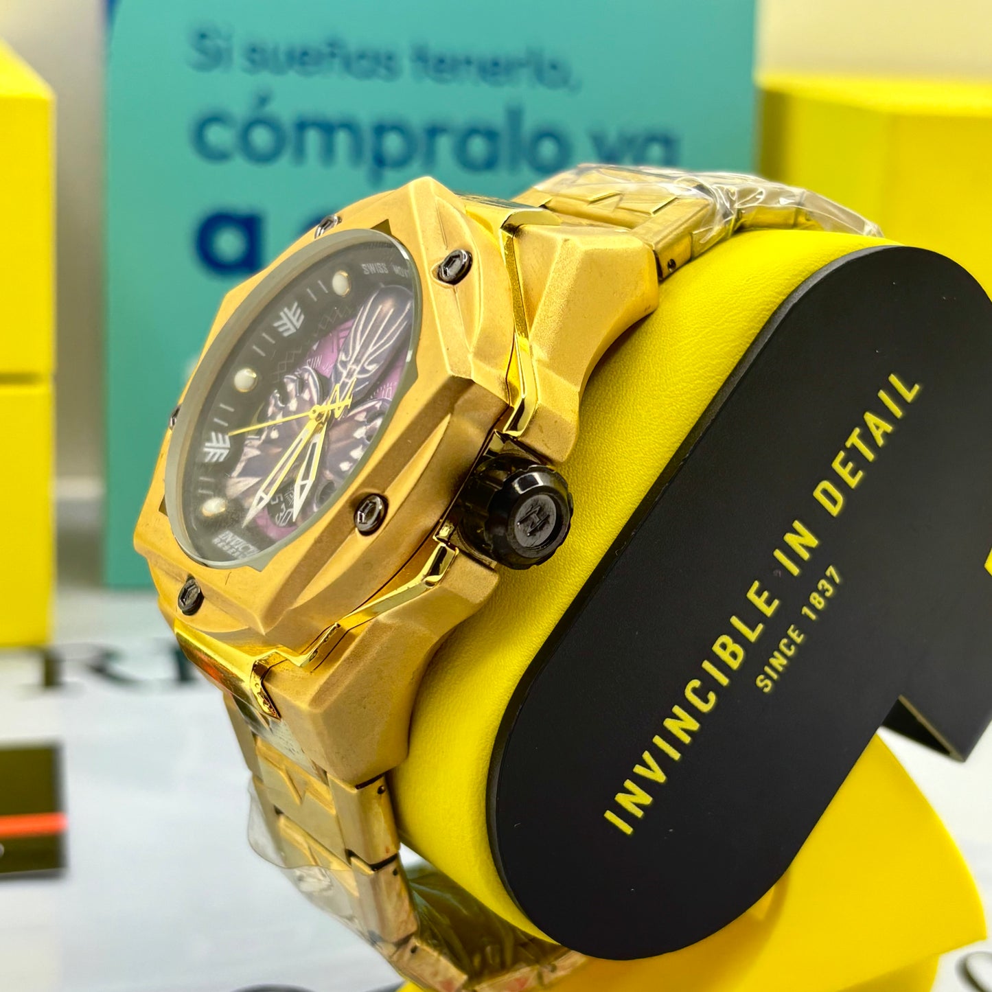 INVICTA PARA HOMBRE PANTERA NEGRA REF-DDML