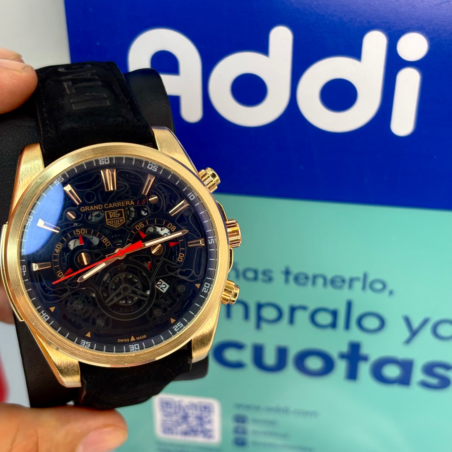 TAG HEUER CR7 FUNCIONAL en cuero  PARA HOMBRE REF-NON