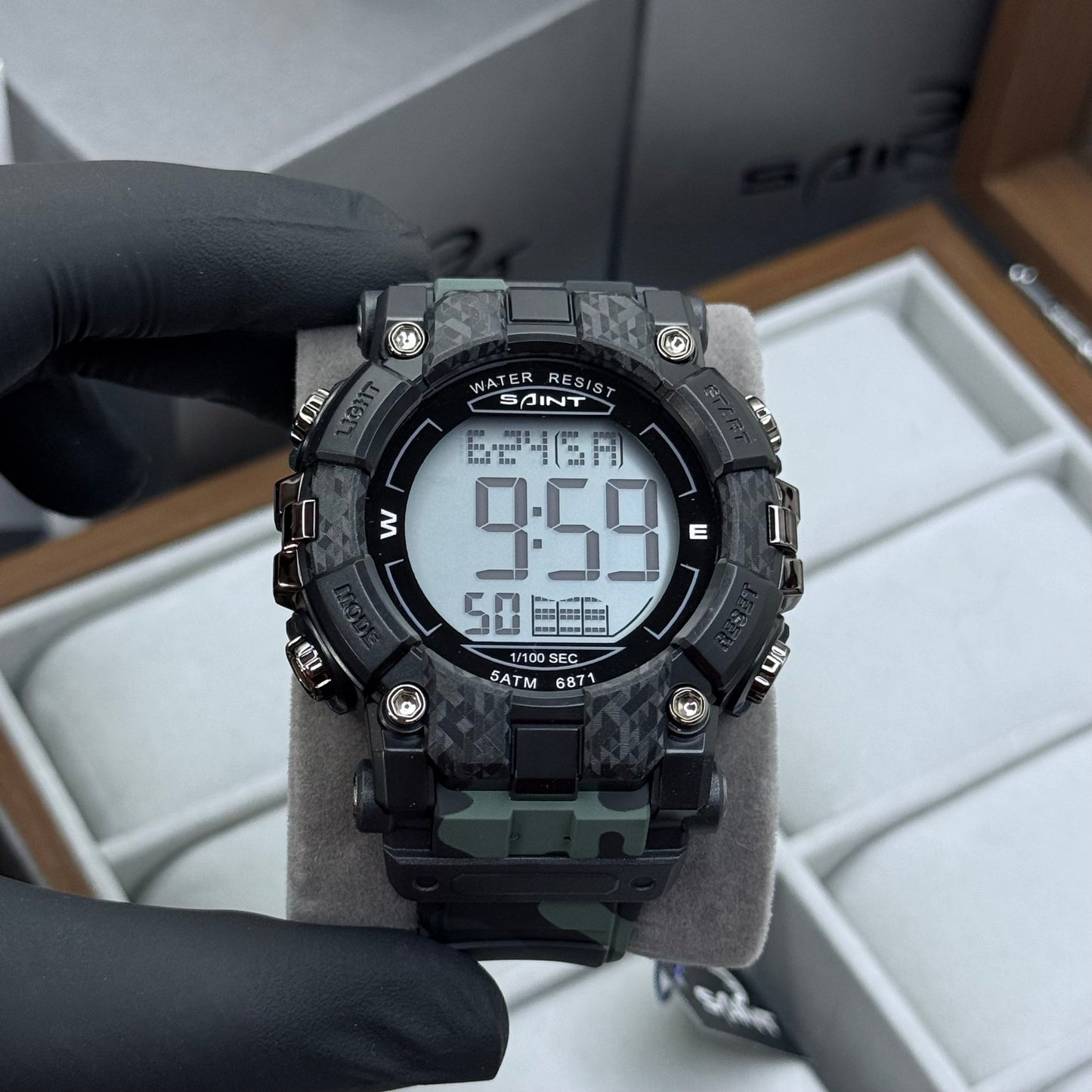 SAINT X G-SHOCK PARA SUMERGIBLE MILITAR HOMBRE REF-6871-VN