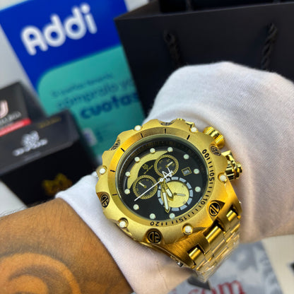 G-FOX ORIGINAL FUNCIONAL  POR INVICTA SUMERGIBLE   PARA HOMBRE  REF- DN