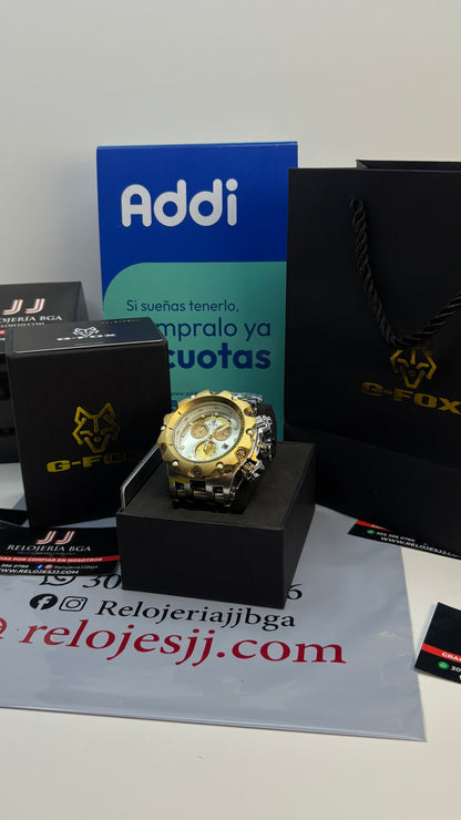 G-FOX ORIGINAL FUNCIONAL  POR INVICTA SUMERGIBLE   PARA HOMBRE  REF- PB
