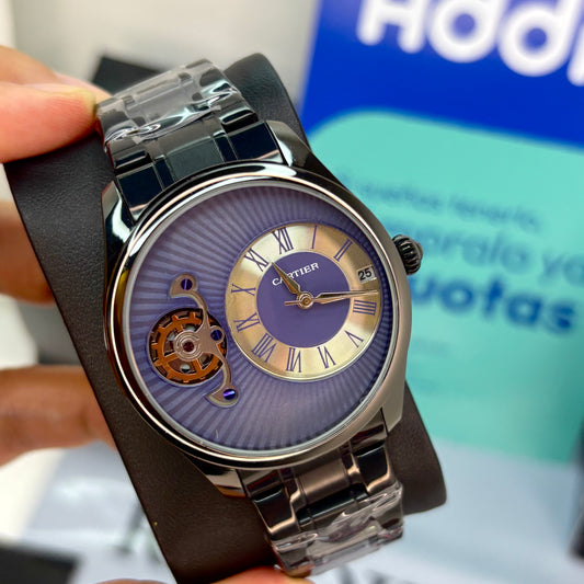 CARTIER ROMANO DOBLE MAQUINA PARA HOMBRE REF-NAZDF