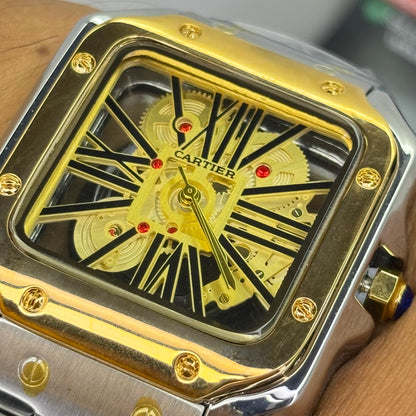 CARTIER SKELETON SANTOS PARA HOMBRE REF-PBD
