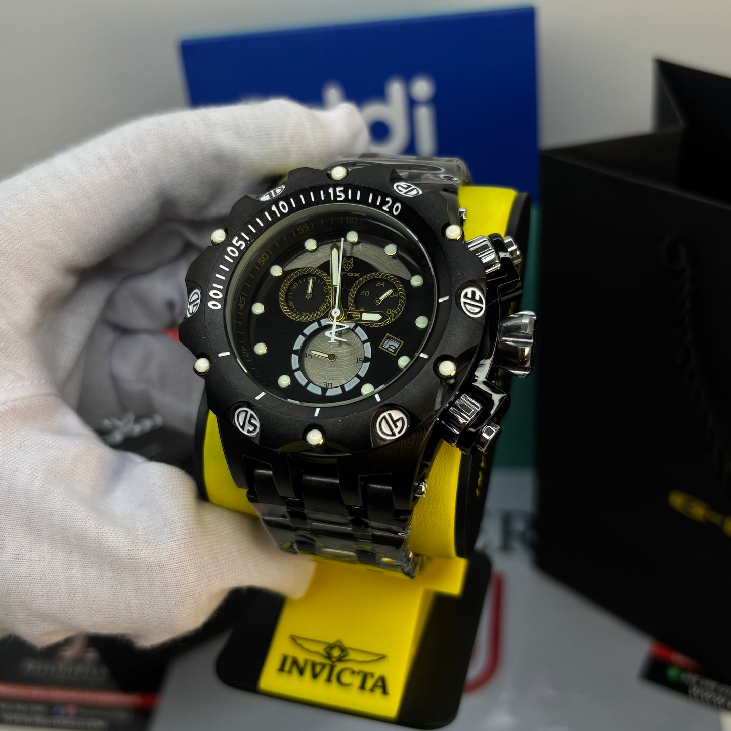 G-FOX ORIGINAL FUNCIONAL  POR INVICTA SUMERGIBLE   PARA HOMBRE  REF- NN