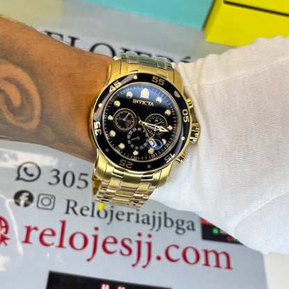 INVICTA PRO DIVER ORIGINAL PARA HOMBRE REF- 0072 - ORO