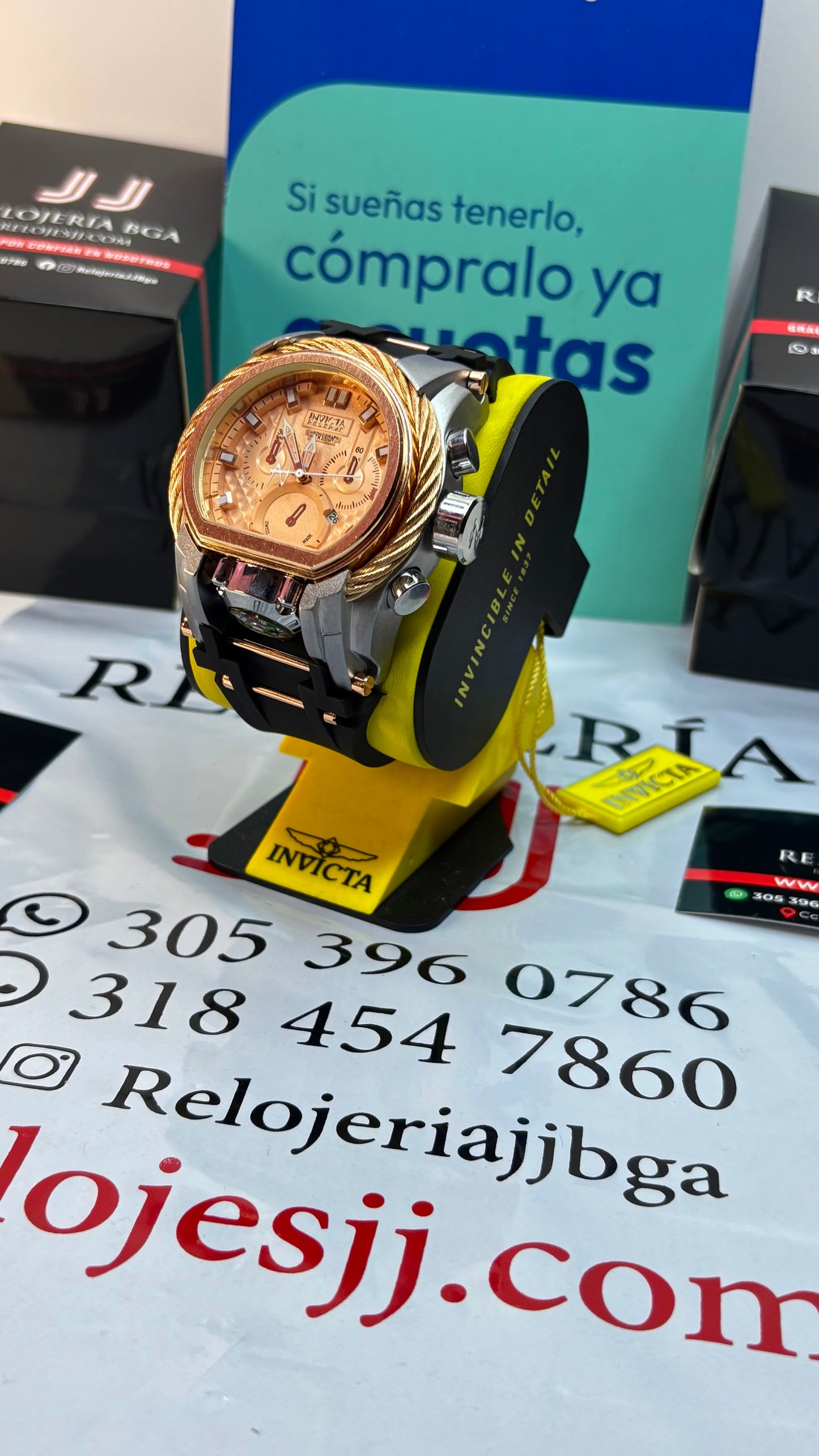 INVICTA BOLT ZEUS GOMA PARA HOMBRE REF-NO