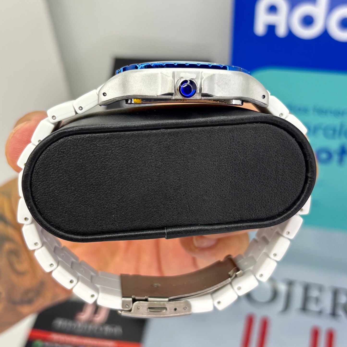 CARTIER DO´SANTOS GOMA PARA HOMBRE REF-BPB