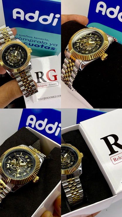 RIX AUTOMATICO CORAZON ABIERTO PRESIDET PARA HOMBRE REF-BN