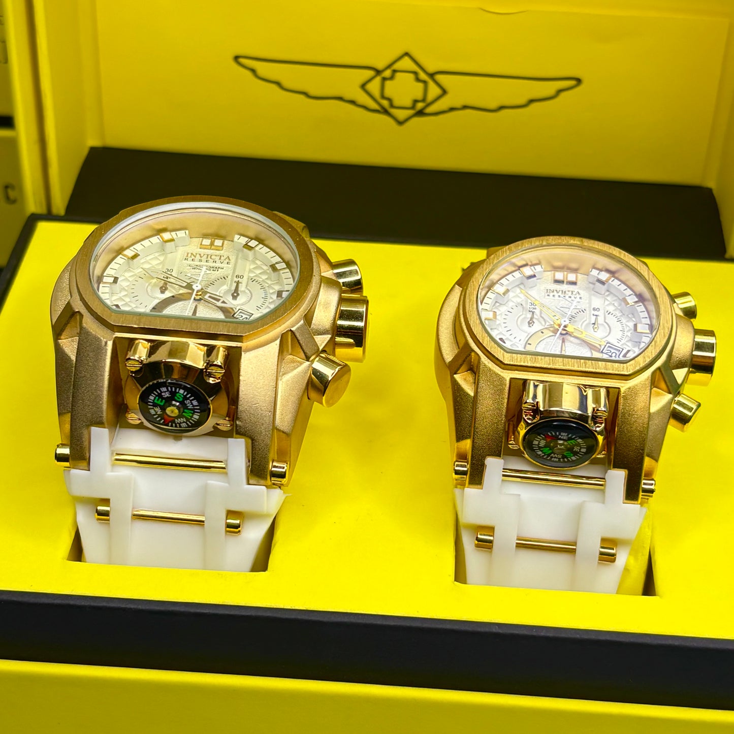PAREJA  INVICTA BOLT ZEUS GOMA HOMBRE Y DAMA REF-BB