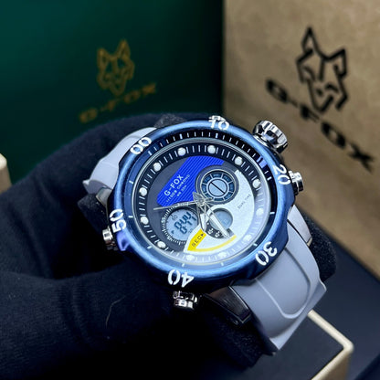 G FOX ORIGINAL DOBLE HORA POR INVICTA SUMERGIBLE PARA HOMBRE REF-1976G2-G