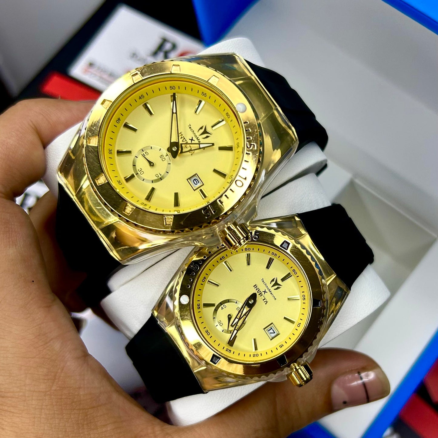 PAREJA INVICTA x TECHNOMARINE  REF-ND