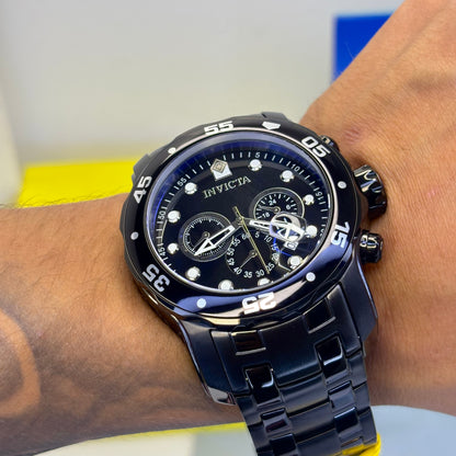 INVICTA PRO DIVER ORIGINAL PARA HOMBRE REF- 0076 -NEGRO