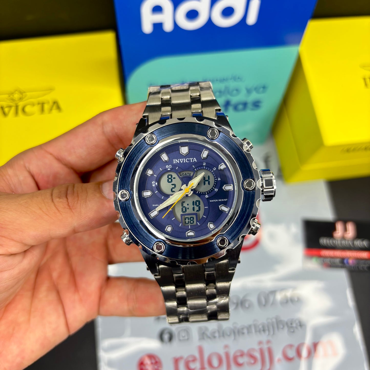 INVICTA DOBLE HORA  PARA HOMBRE REF-APNA