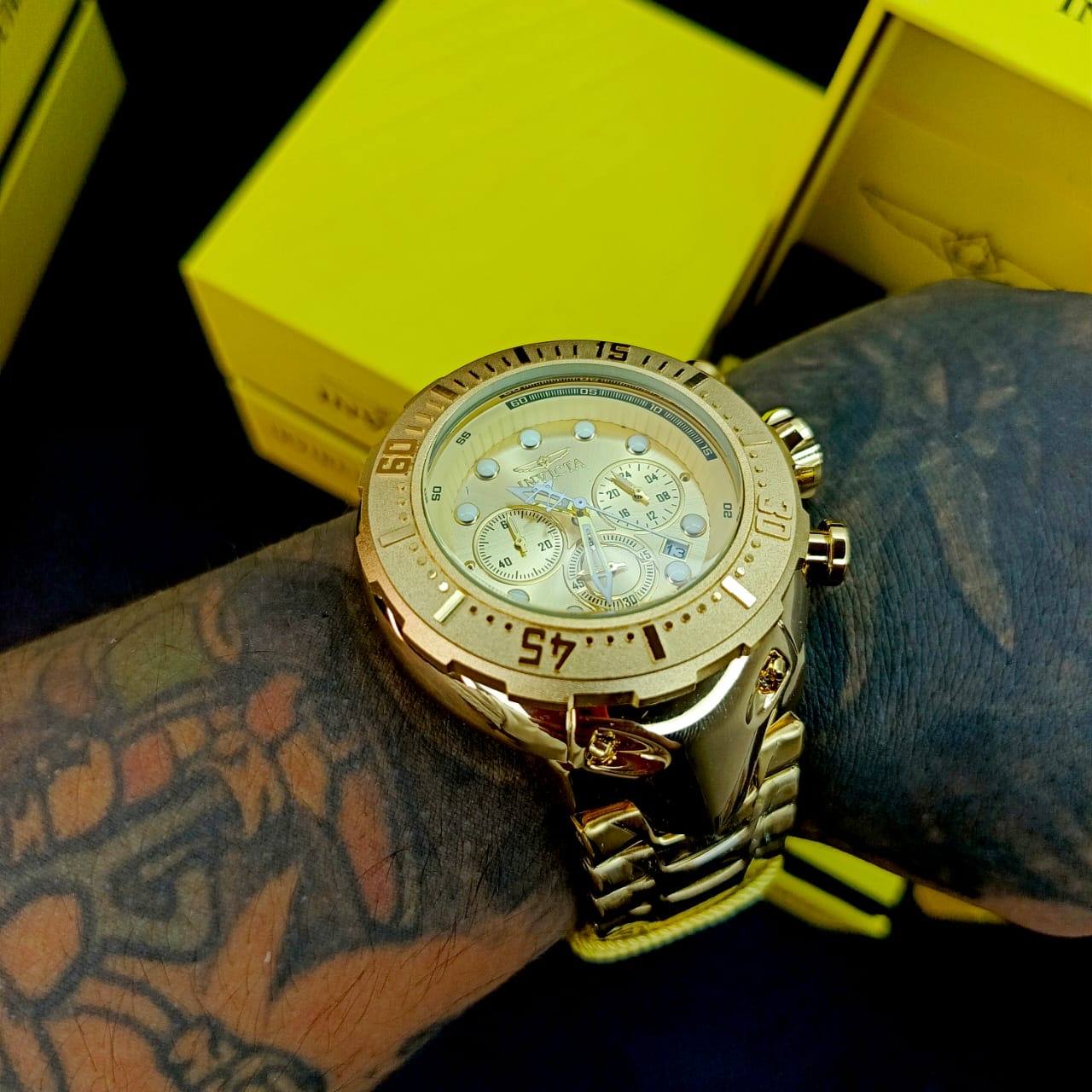 INVICTA ACERO  THUNDER BOLT FUNCIONAL PARA HOMBRE REF-DD