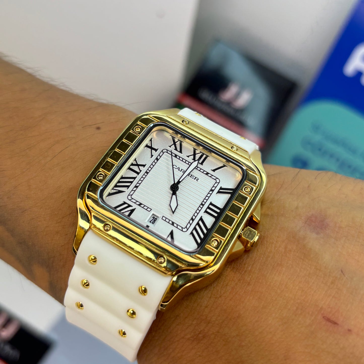 CARTIER DO´SANTOS UNISEX HOMBRE o  DAMA  REF-GOMA-BDB