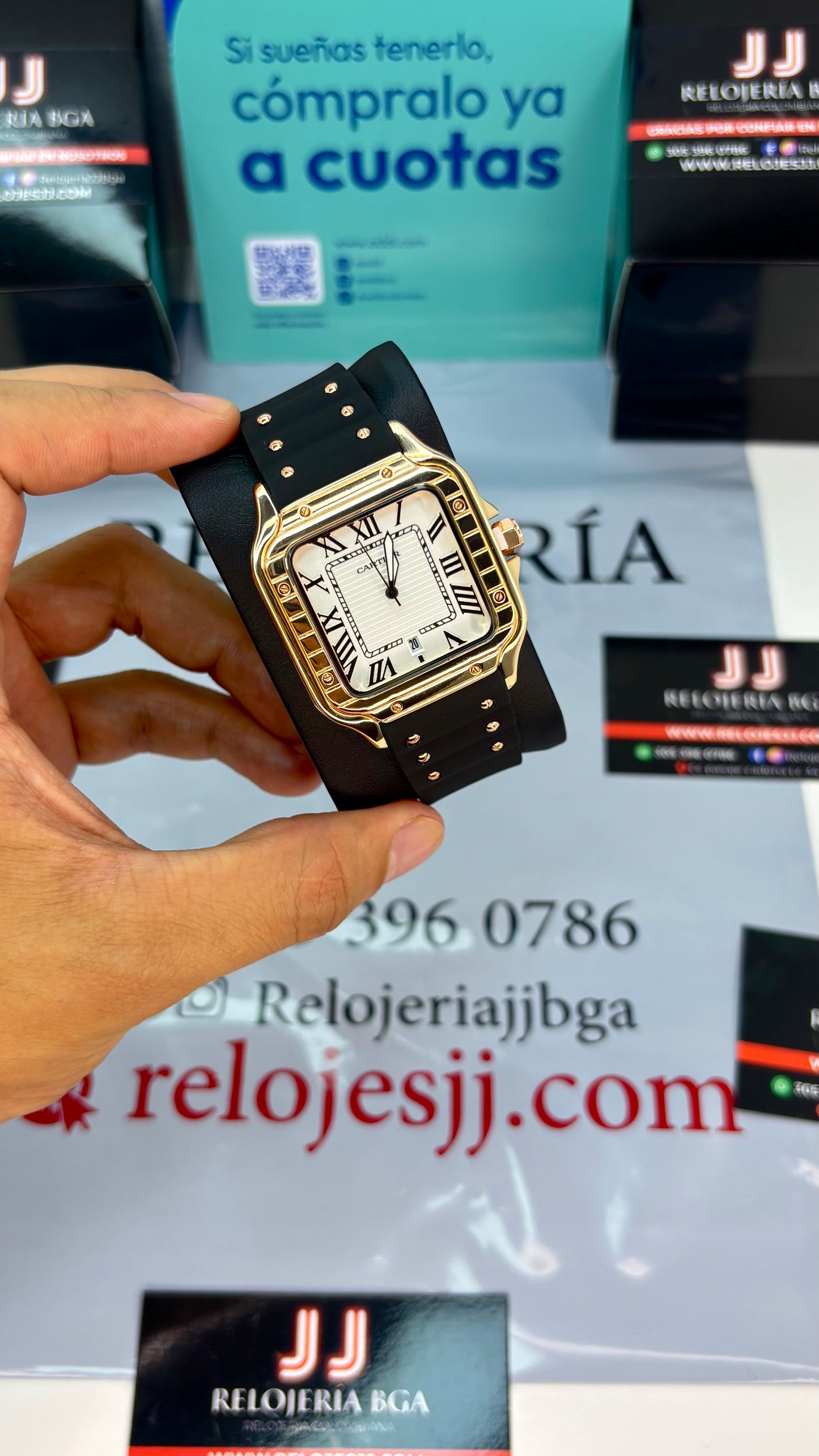CARTIER DO´SANTOS UNISEX HOMBRE o  DAMA  REF-GOMA-NRB