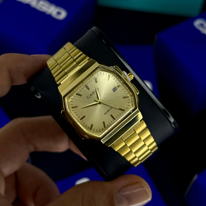 CASIO UNISEX RETRO VINTAGE F-91 ANALOGO-DORADO