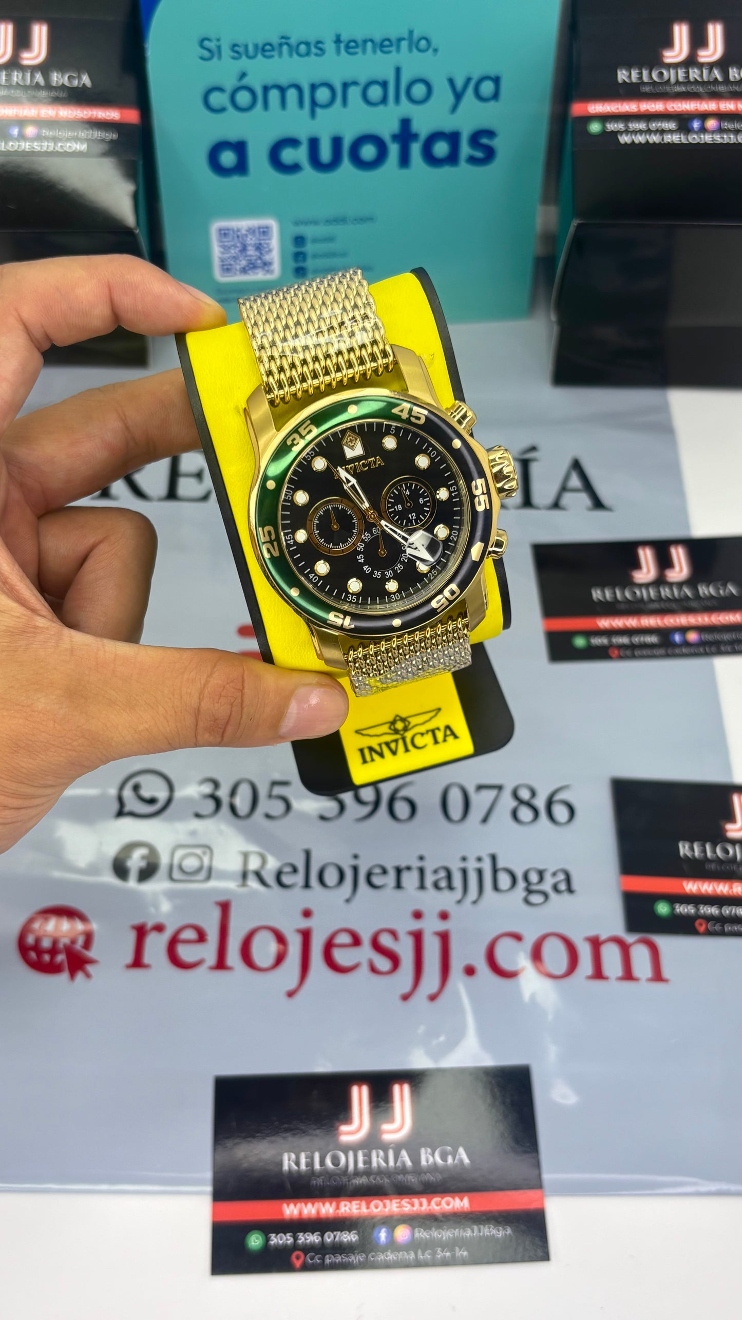 INVICTA PRO DIVER ORIGINAL ALTA GAMA PARA HOMBRE REF- 47632 - ORO
