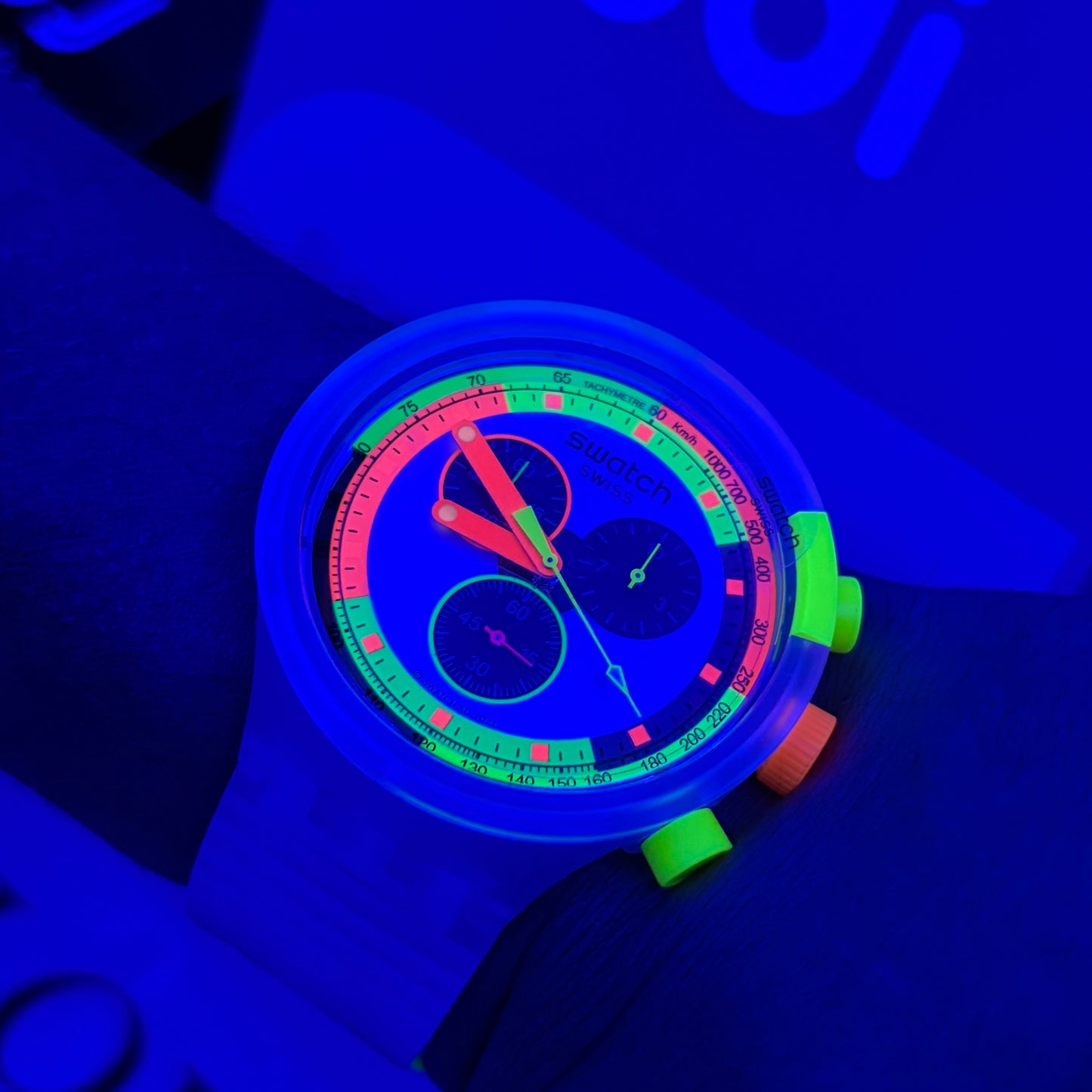 SWATCH ORIGINAL NEON JELLY ALTA GAMA UNISEX REF SCK104