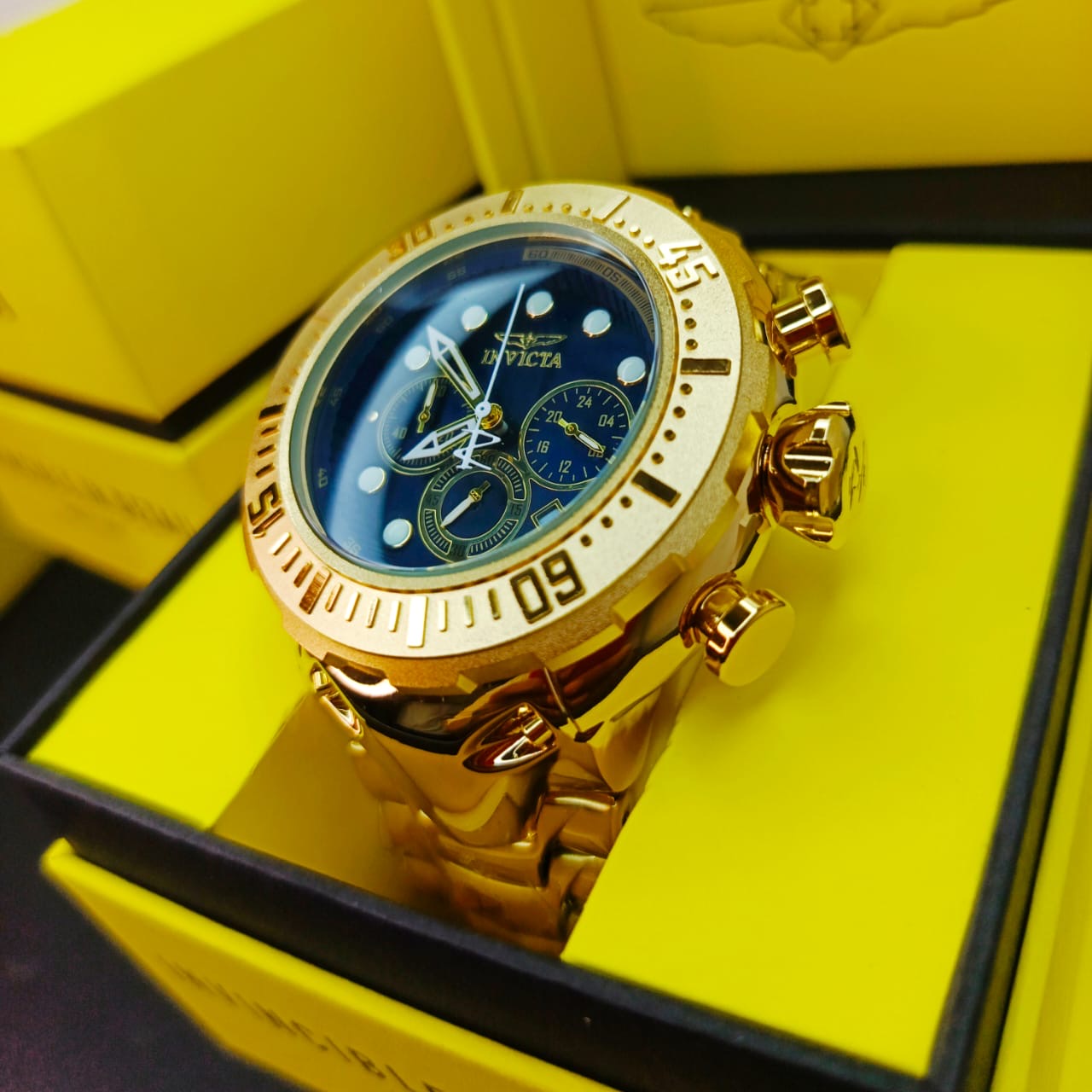 INVICTA ACERO  THUNDER BOLT FUNCIONAL PARA HOMBRE REF-DA