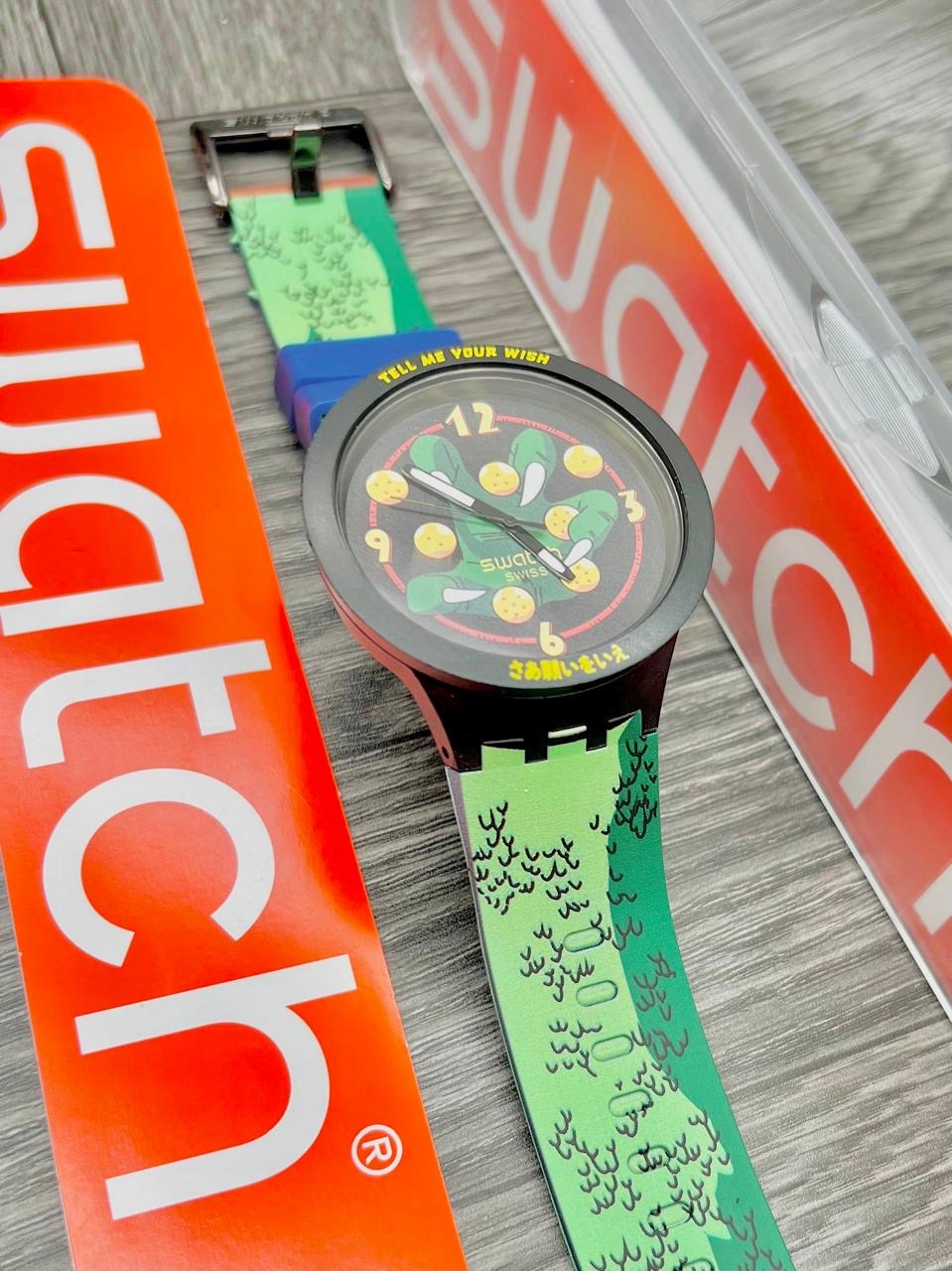 SWATCH UNISEX HOMBRE Y DAMA EDICION SHEN LONG