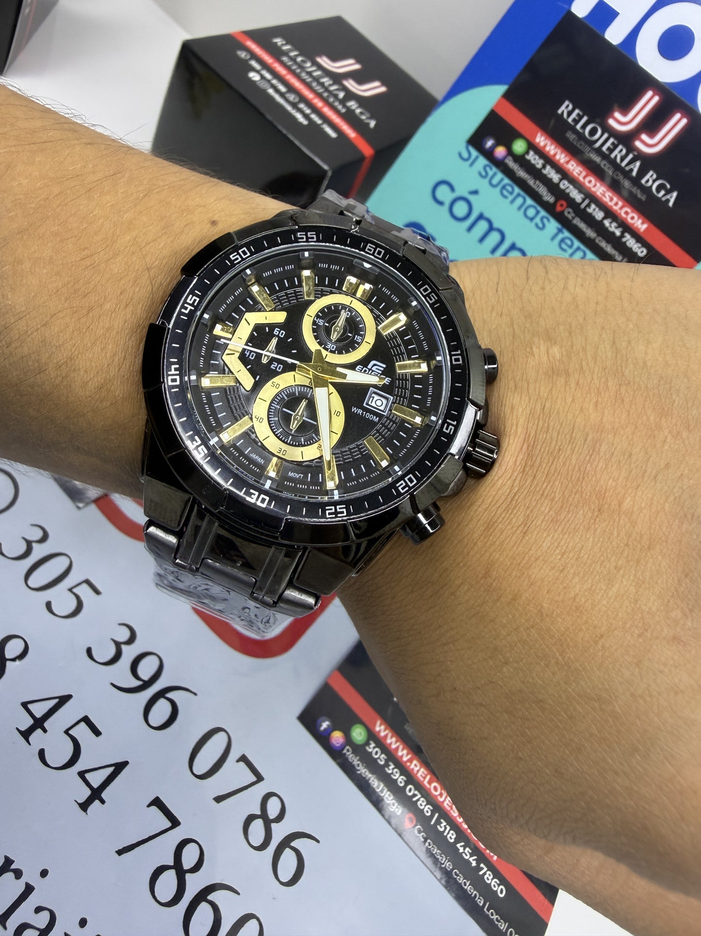 CASIO EDIFICE 539  PARA HOMBRE REF-NDN