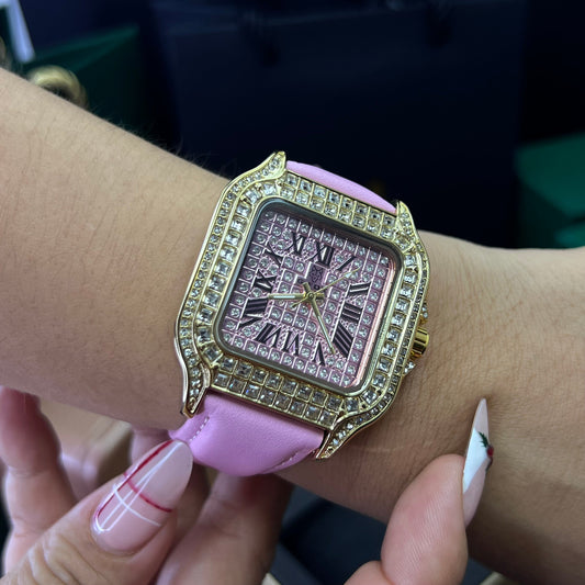 G FOX ORIGINAL x CARTIER PARA DAMA SUMERGIBLE  REF-SANTOS CUBANO-1264-R