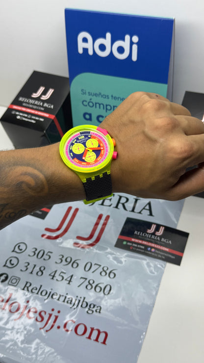 SWATCH ORIGINAL NEON ALTA GAMA UNISEX REF SB06J100
