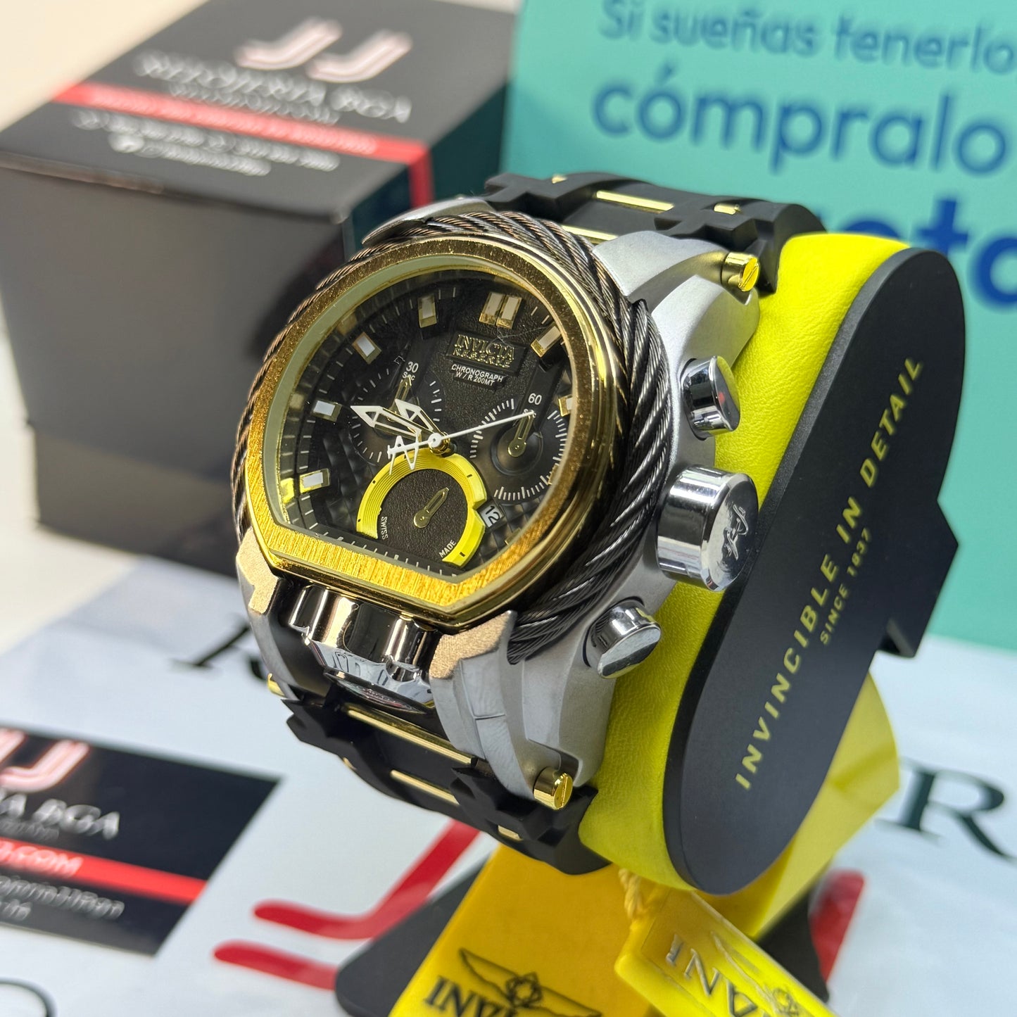 INVICTA BOLT ZEUS GOMA PARA HOMBRE REF-NPN