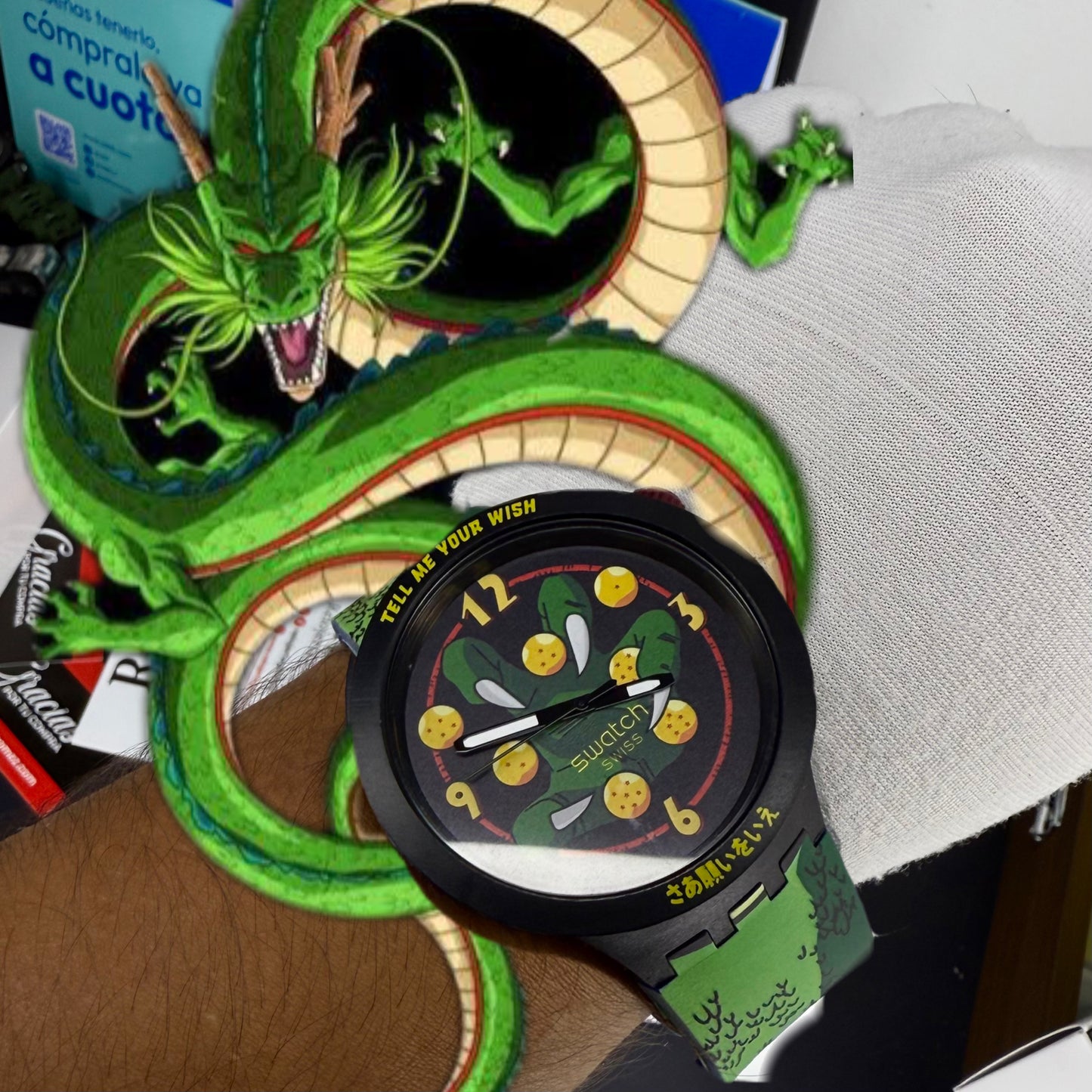 SWATCH UNISEX HOMBRE Y DAMA EDICION SHEN LONG