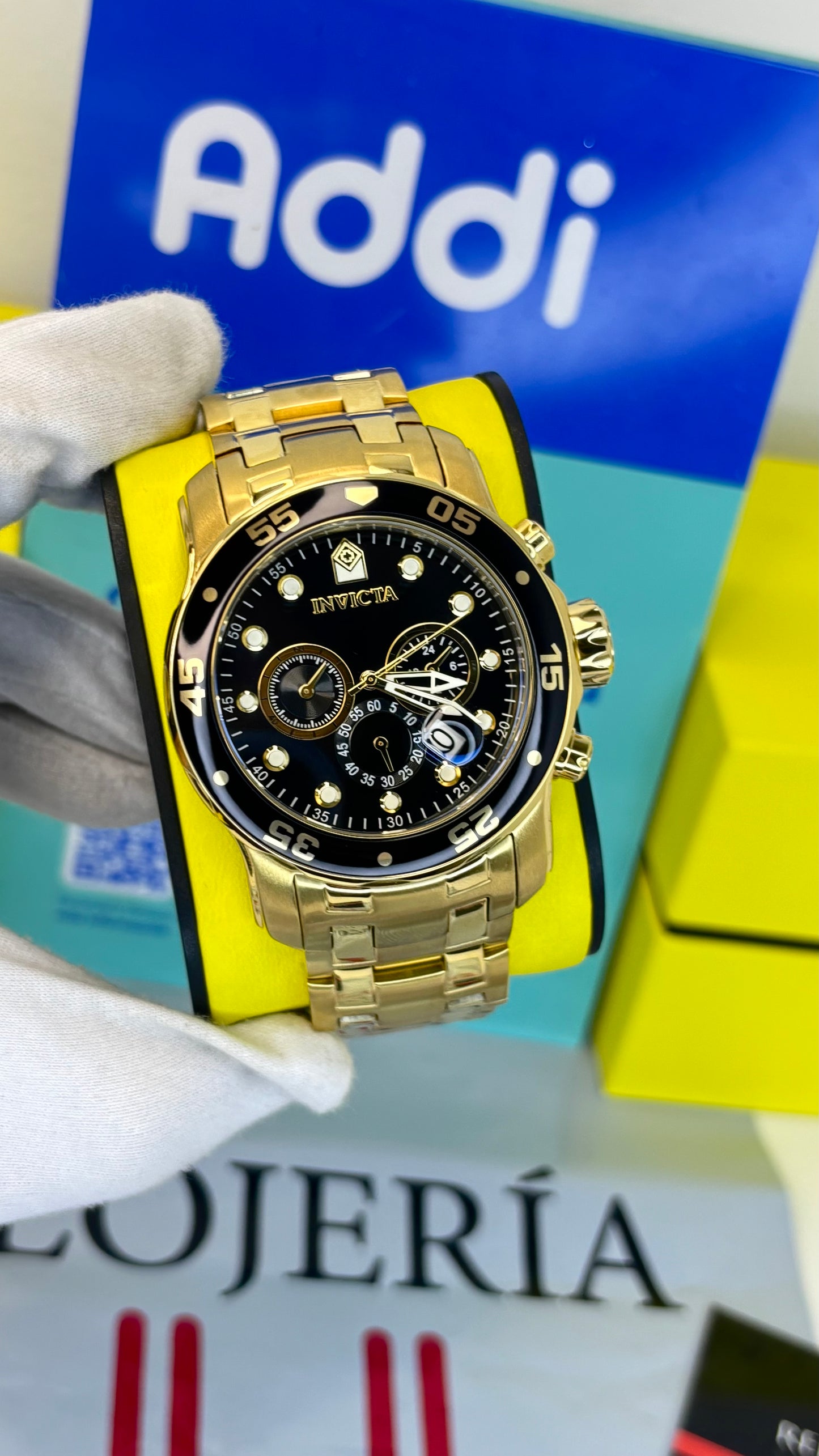 INVICTA PRO DIVER ORIGINAL PARA HOMBRE REF- 0072 - ORO