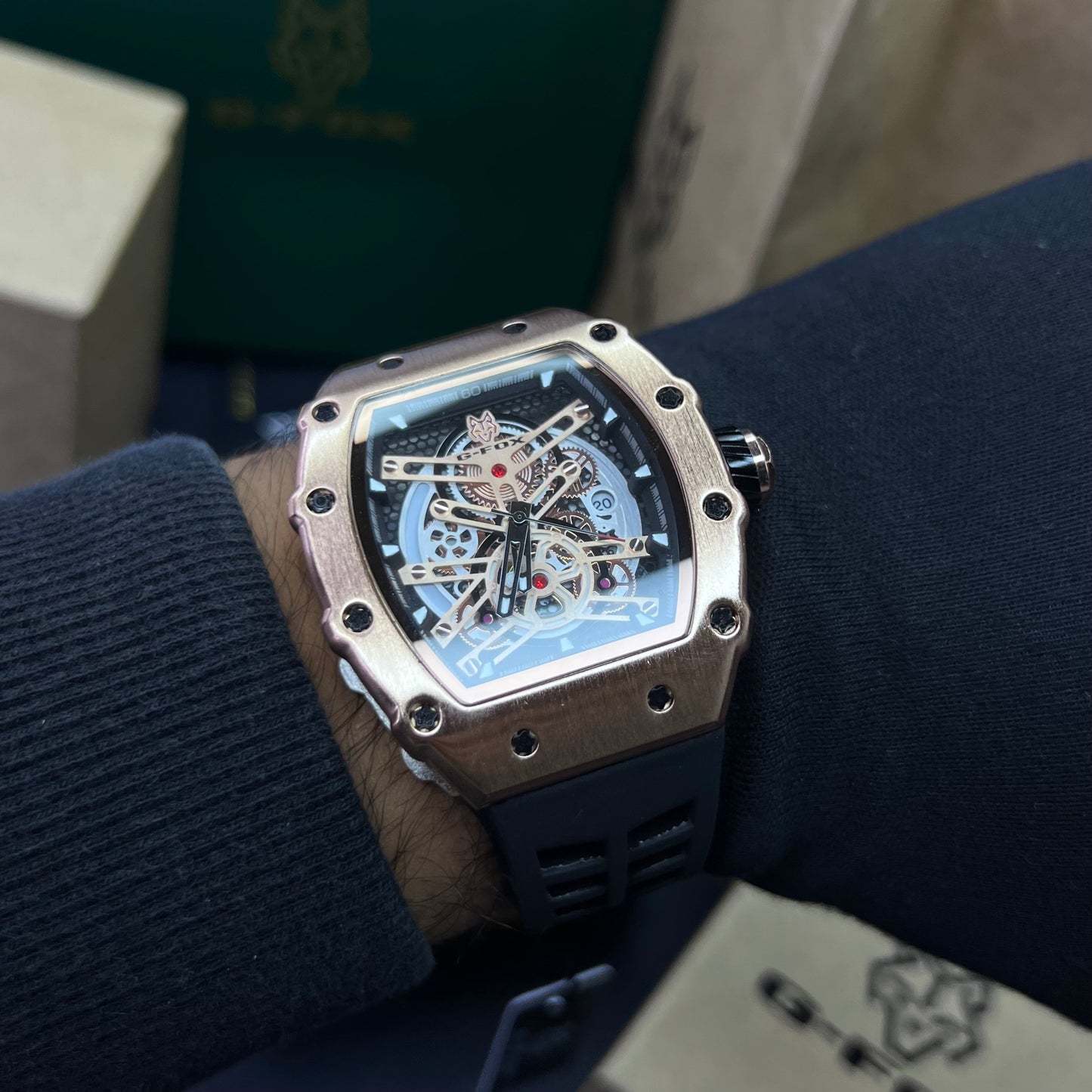 G FOX ORIGINAL x RICHARD MILLER SUMERGIBLE PARA HOMBRE REF-5095-NOR