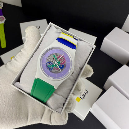 QyQ SUMERGIBLE  TIPO SWATCH UNISEX ORIGINAL REF-V41A-508VY