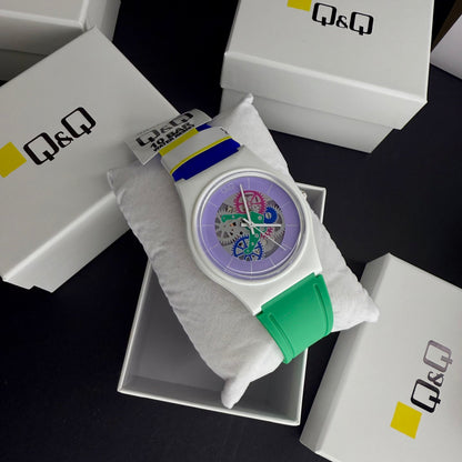 QyQ SUMERGIBLE  TIPO SWATCH UNISEX ORIGINAL REF-V41A-508VY