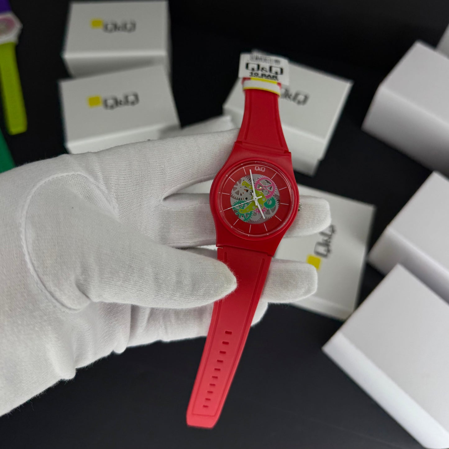 QyQ SUMERGIBLE  TIPO SWATCH UNISEX ORIGINAL REF-V41A-504VY