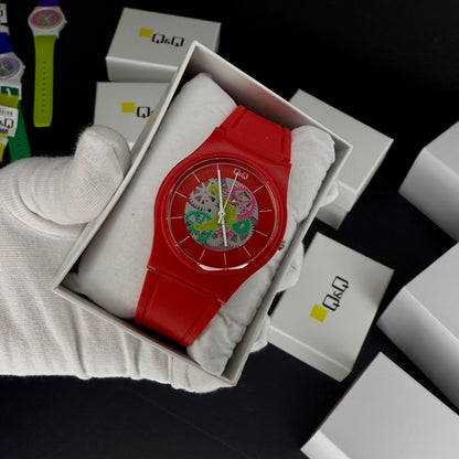 QyQ SUMERGIBLE  TIPO SWATCH UNISEX ORIGINAL REF-V41A-504VY