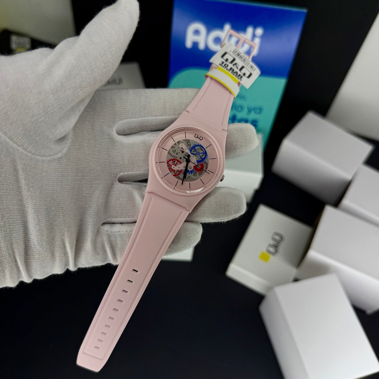 QyQ SUMERGIBLE  TIPO SWATCH UNISEX ORIGINAL REF-V41A-502VY