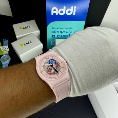 QyQ SUMERGIBLE  TIPO SWATCH UNISEX ORIGINAL REF-V41A-502VY