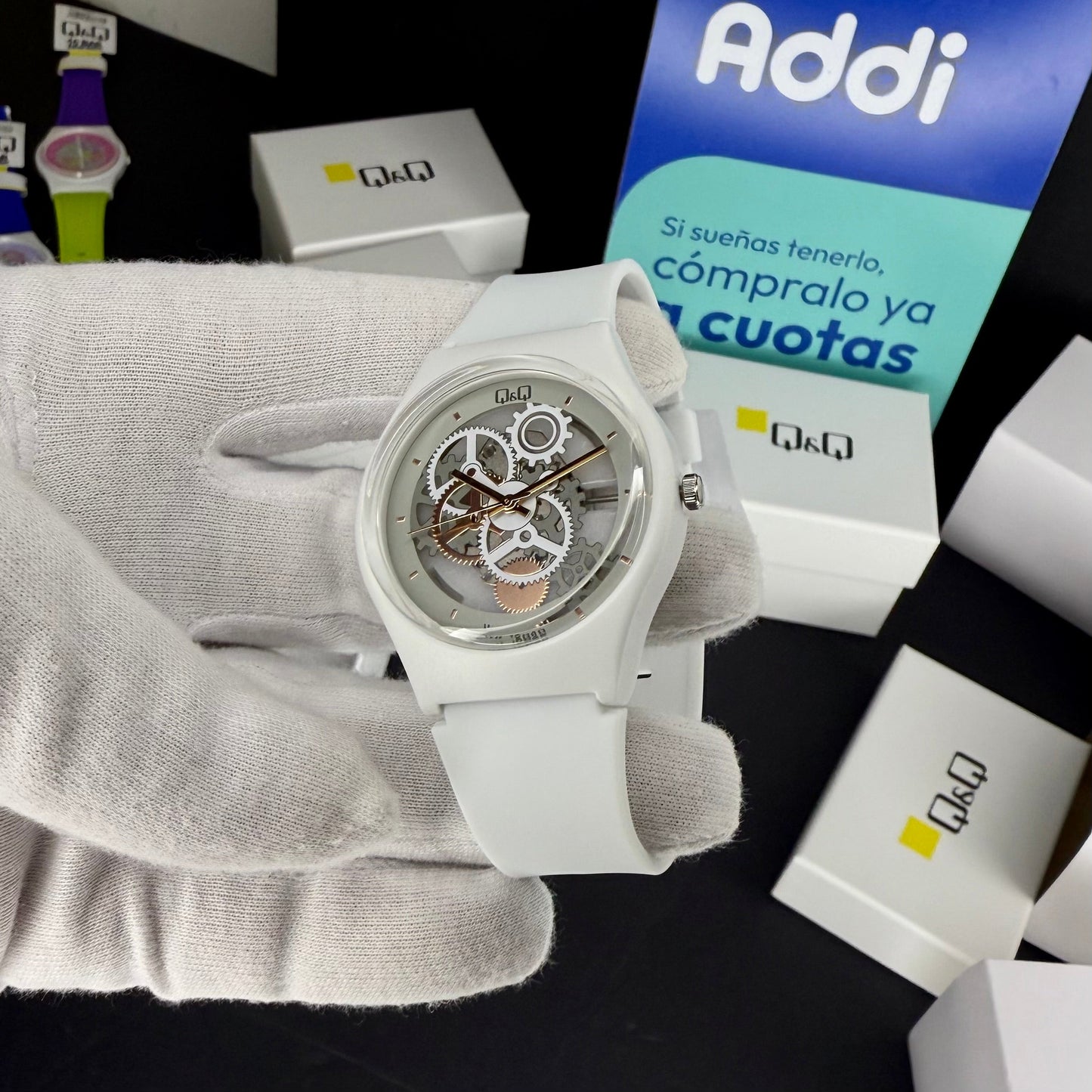 QyQ SUMERGIBLE TIPO SWATCH UNISEX ORIGINAL REF-V39A-501VY