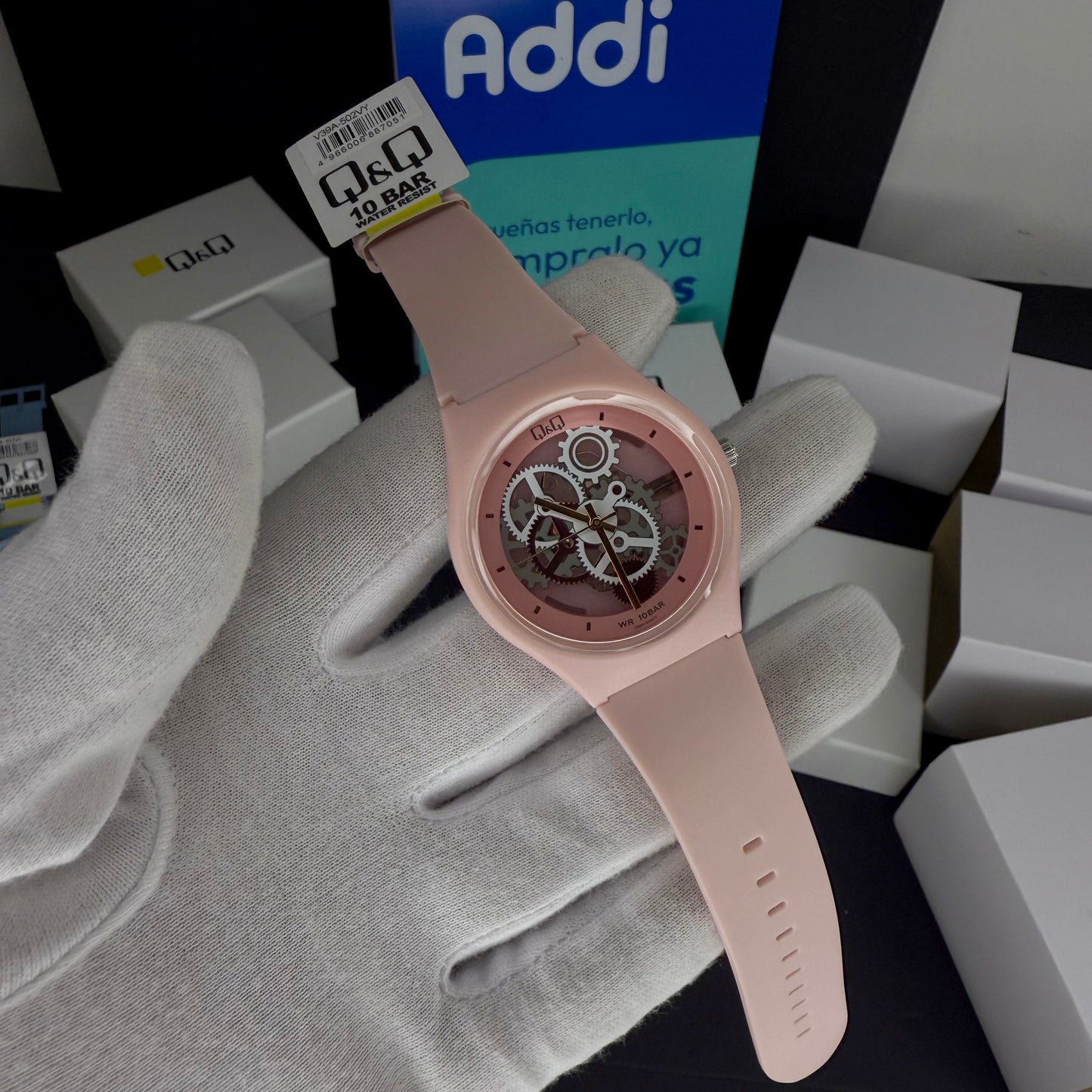 QyQ SUMERGIBLE TIPO SWATCH UNISEX ORIGINAL REF-V39A-502VY