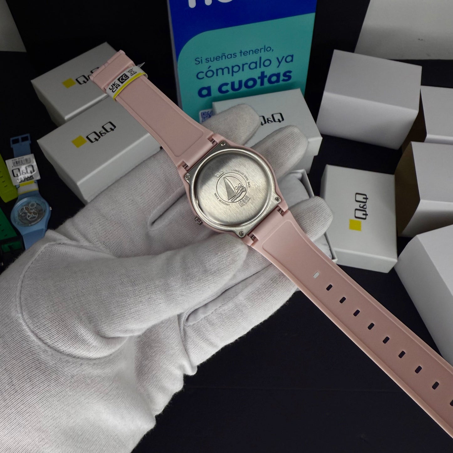 QyQ SUMERGIBLE TIPO SWATCH UNISEX ORIGINAL REF-V39A-502VY