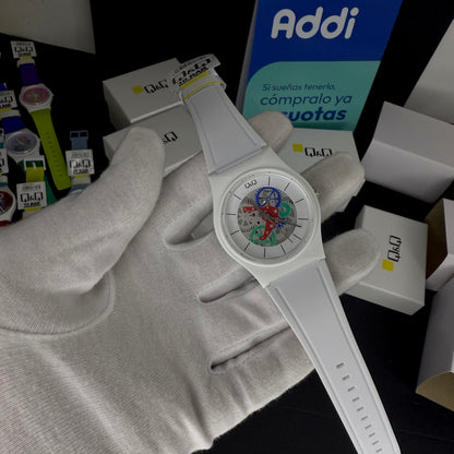 QyQ SUMERGIBLE TIPO SWATCH UNISEX ORIGINAL REF-V41A-505VY