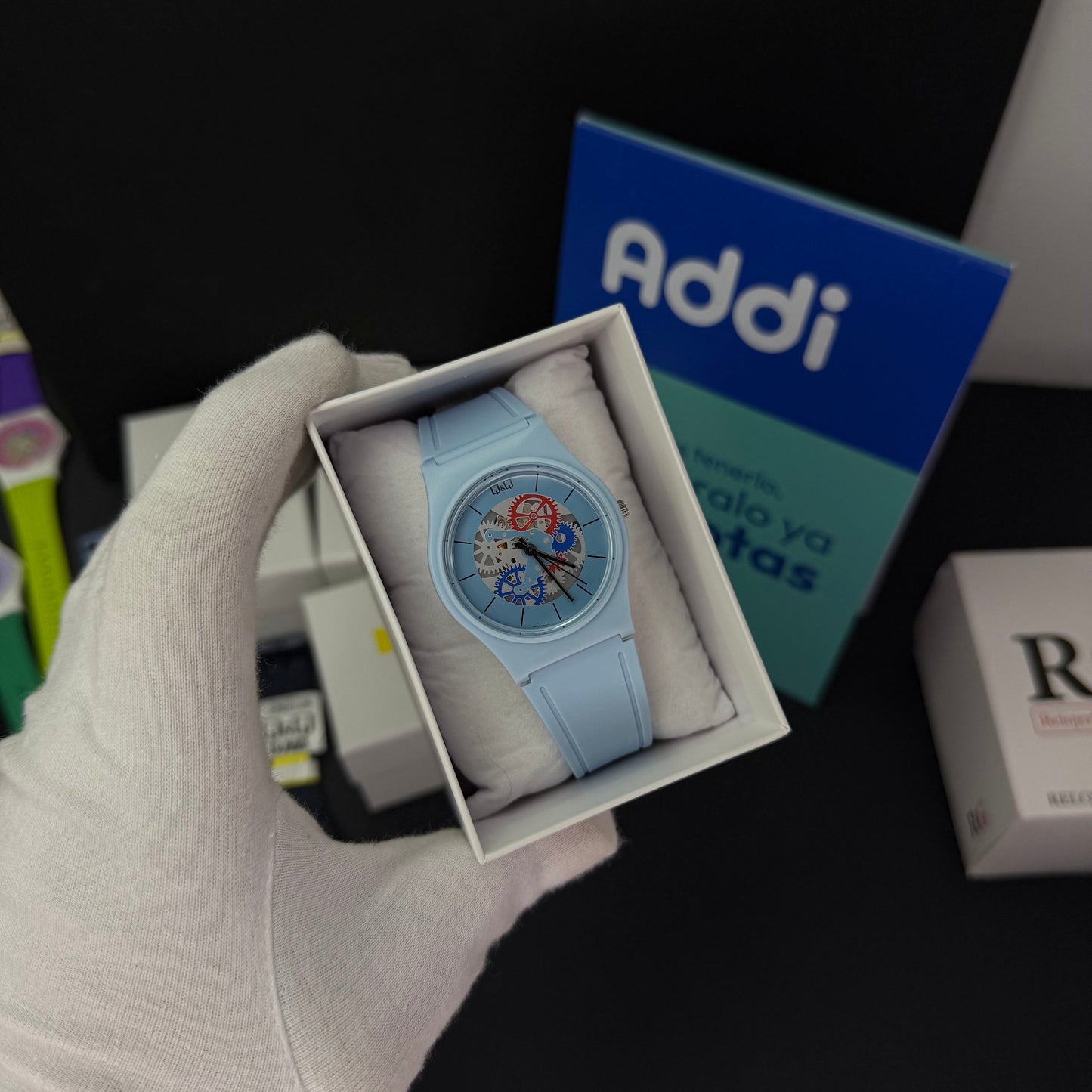 QyQ SUMERGIBLE TIPO SWATCH UNISEX ORIGINAL REF-V41A-503VY