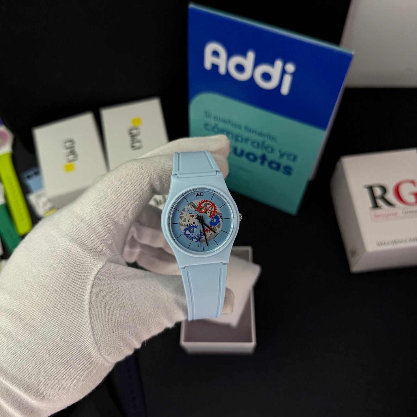 QyQ SUMERGIBLE TIPO SWATCH UNISEX ORIGINAL REF-V41A-503VY