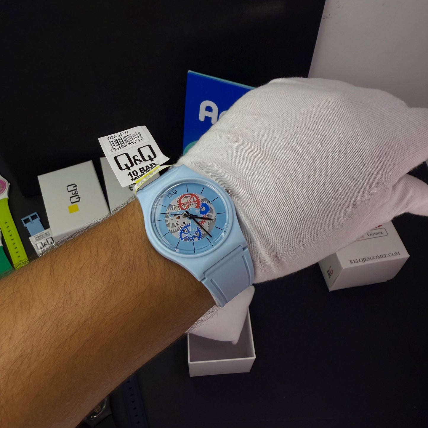 QyQ SUMERGIBLE TIPO SWATCH UNISEX ORIGINAL REF-V41A-503VY